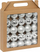 Set toptha zbukurues Fééric Lights and Christmas Christmas Colorama, 25 copë, plastikë 6cm, argjendtë dhe të bardhë