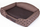 Shtrat për qen Hobbydog Royal Bed L, dizajn crown, kafe e hapur