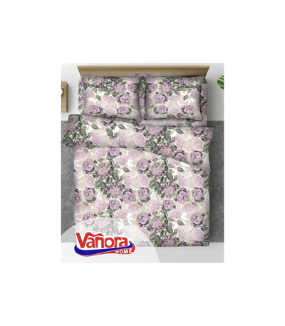 Set shtrati Vanora Peony, king size, pambuk 100%, shumëngjyrësh