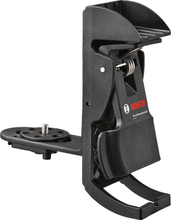 Mbajtës universal për lazer Bosch Universal Holder BM 3 Professional, me kapëse, për fije 1/4", i zi