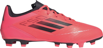 Këpucë futbolli Adidas F50 Club FxG IE0613, për bar të gjallë, portokalli me tê kuqe