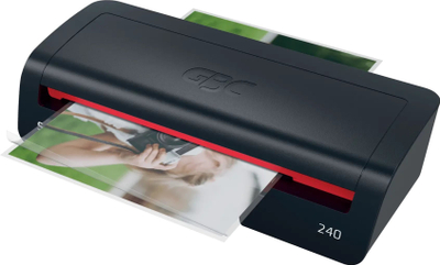 Laminues GBC Laminator 240, deri A4, 75 125 mikron, i zi e kuqe