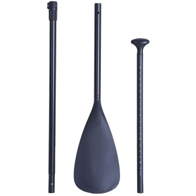 Pallë SUP edhe kajak Enero 2n1, alumin me najlon, rregullueshme 165-208 cm, e zezë