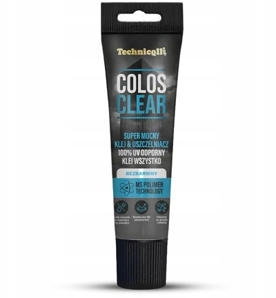 Ngjitës dhe silikon Technicqll Colos Clear, MS Polymer, transparent, 80ml