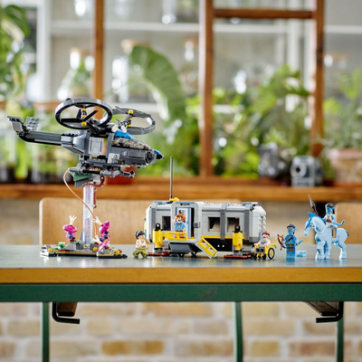 Set LEGO® Avatar 75573 Flying Mountains: Station 26 and RDA Samson, 887 pjesë