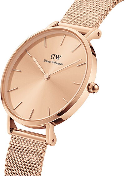 Orë dore për femra Daniel Wellington Petit Unitone 32 DW00100471, ari rozë