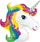 Balon folie unicorn, dekor për festa, shumëngjyrësh
