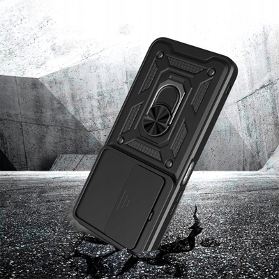 Maskë telefoni Tech Protect CamShield Pro për Xiaomi Redmi 15 5G 4G, me kapak kamere, e zezë