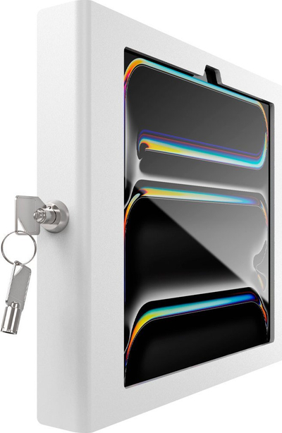 Mbajtëse muri për tablet Compulocks Apex, për iPad Pro M4 M5 11", me kasë sigurie, e bardhë