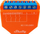 Modul smart Shelly Plus i4, 4 hyrje digjitale, Wi‑Fi dhe Bluetooth, portokalli