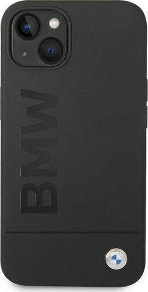 Mbulesë telefoni BMW BMHMP14MSLBLBK për iPhone 14 Plus 6.7", silikoni, MagSafe, e zezë