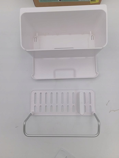 Organizues lavamani Tesa KITCHEN, plastikë, me ngjitje, i bardhë