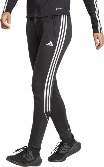 Trening për goca adidas Tiro 23 League W HS3608, pambuk poliestër, prerje e ngushtë, i zi