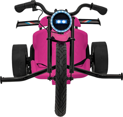 Go kart elektrik për fëmijë Ramiz Drift Bike 21, 24V, me drita LED, rozë