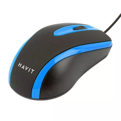 Mouse Havit MS753, USB, 1000 DPI, zi blu