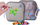 Portofol Pixie Crew Small Pouch PXA-08-68, silikon me pika pixel, gri