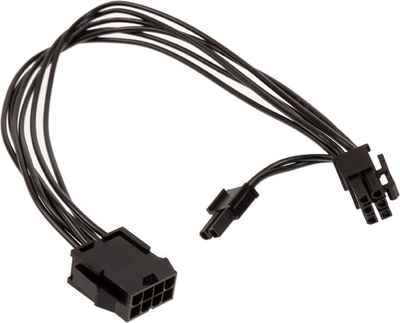 Kabllo adapter Kolink PCIe 8-pin në ATX EPS 8-pin, 0.35m, e zezë