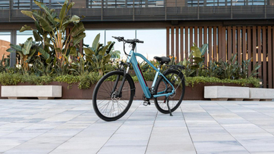 Biçikletë elektrike Cecotec Urban Pro, motor 250W, rrota 28", blu