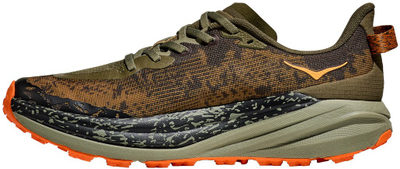 Atlete trail burra Hoka Speedgoat 6, Vibram Megagrip, amortizim i lartë, jeshile