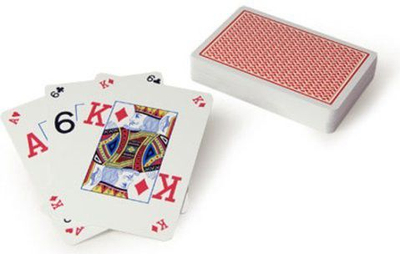 Karta pokeri Cartamundi Texas Holdem, plastike, Peek Jumbo Index