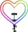 Unazë drite LED Heart Stream RGB, 10", tripod 2.1 m, me mbajtëse telefoni