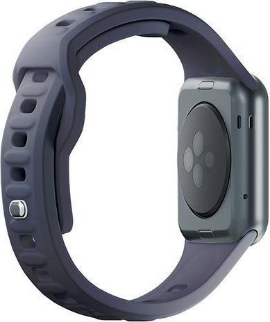 Rrip ore 3mk Silicone për Apple Watch, 38 40 41mm, gri