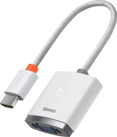 Adapter HDMI në VGA Baseus Lite Series, 1080p, me kabllo, i zi