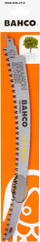 Teh sharre Bahco 3943-C35-JT-C, 350mm, 5 TPI, argjendtë