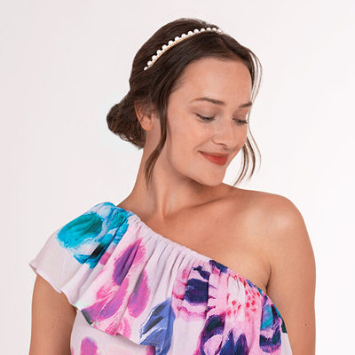 Rreth për flokë Troli Elegant Pearl