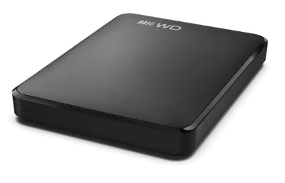 Hard disk i jashtëm WD Elements Portable, 2TB, USB-C, i zi grafit