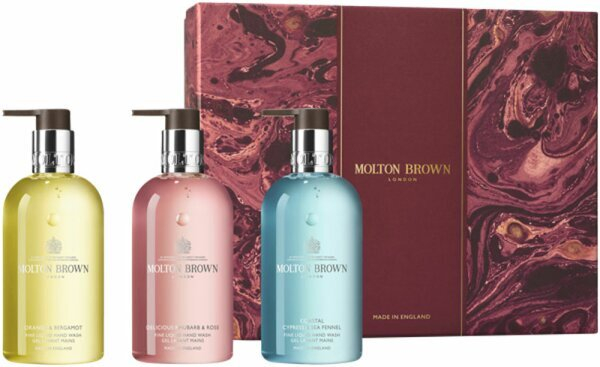 Set dhuratash sapuni Molton Brown Floral & Aromatic Hand Care Collection, 3 x 300 ml