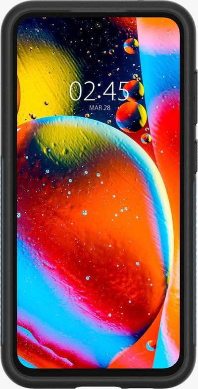 Mbulesë telefoni Spigen Slim Armor, për Samsung Galaxy S23 FE, me mbajtëse, metal slate