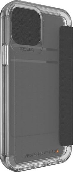 Këllëf folio Gear4 Wembley për iPhone 12 12 Pro, transparent, me D3O