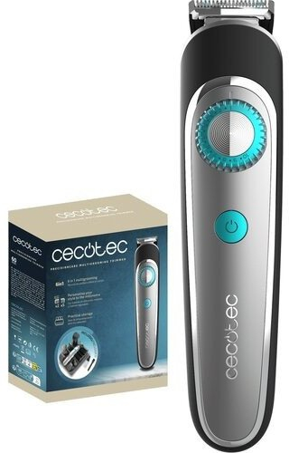 Makineri qethëse Cecotec PrecisionCare Beard Trimmer + Hair Clipper 100059, pa kabllo, për mjekër dhe flokë, e zezë