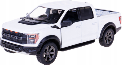 Makina lodër Ford F 150 Raptor Kinsmart, metal 1:46, me mekanizëm pull back, e bardhë