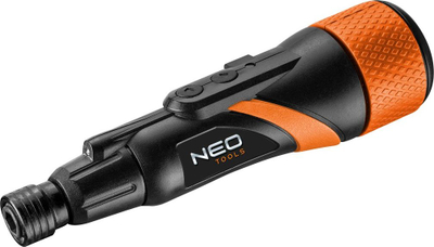 Kaçavidë elektrike Neo 04-200, 3.6V Li-Ion, micro-USB, me aksesorë, portokalli e zezë