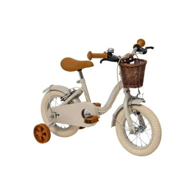 Bicikletë për kalamaj Huffy Vintage, 12", me rrota ndihmëse, gri
