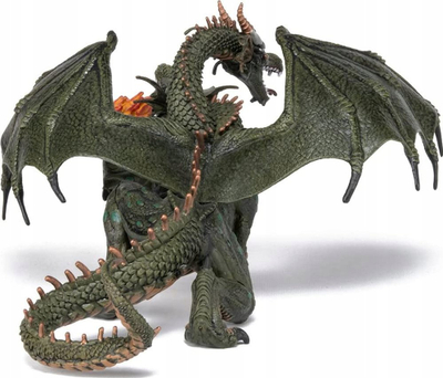 Figurë lodër Papo Two Headed Dragon, dragoi me dy koka, shumëngjyrësh