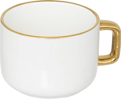 Set filxhan me pjatë Arya ALANDEKO, qeramikë 250ml, e bardhë