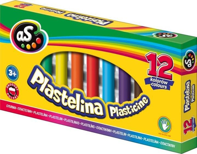 Plastelina Astra, 12 ngjyra