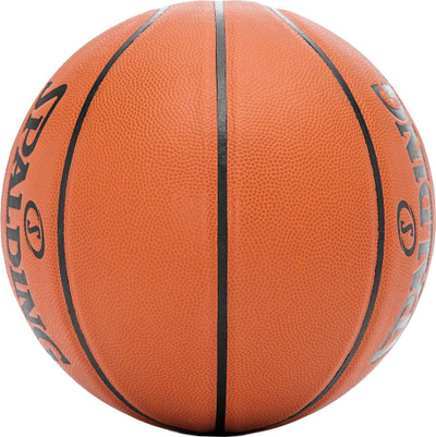Top basketbolli Spalding React TF-250 76801Z, nr. 7, lëkurë sintetike, portokalli