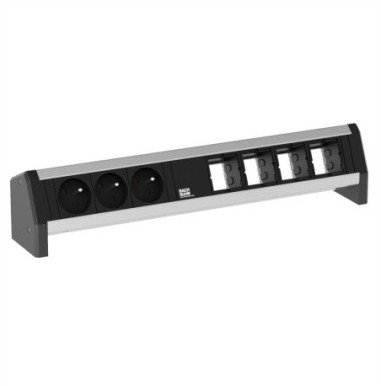 Rrjet elektrik Bachmann DESK 1, 3 dalje franceze, 230V AC, i zi