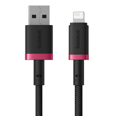 Kабел за полнење Baseus Dura Cable, 1m, 2.4A, црвено-црн