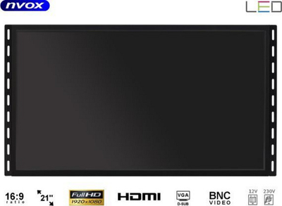 Monitor Nvox, 21", Full HD, LED, VGA, i zi