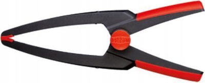 Kapëse me sustë Bessey FIXED DEEP SPRING CLAMP CLIPPIX, hapje 55mm, thellësi 60mm, e kuqe