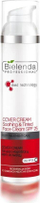 Krem fytyre Bielenda Professional Toning Soothing, pas trajtimeve estetike, SPF 25, 100 ml