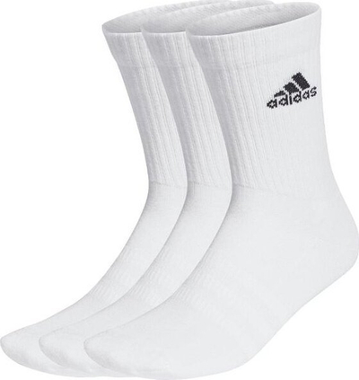 Çorape Adidas Cushioned Crew HT3446, 3 palë, sportive, të bardha
