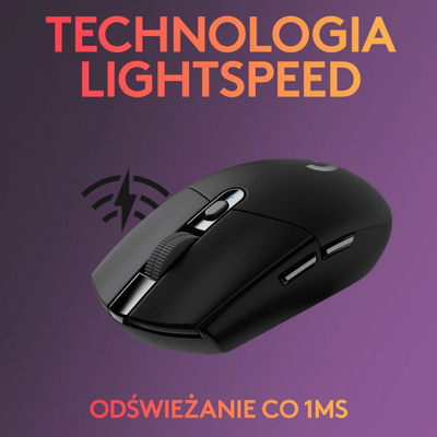 Mayc Logitech G305 LIGHTSPEED, Gaming, RF Wireless, црно