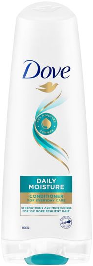 Balsam flokësh Dove Daily Moisture, 350ml, set me 3 copë, i bardhë