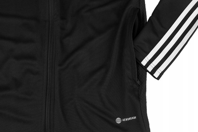 Bluzë sportive për kalamaj Adidas Tiro 23 League Training Jr HS3522, poliester i riciklum, Aeroready, e zezë